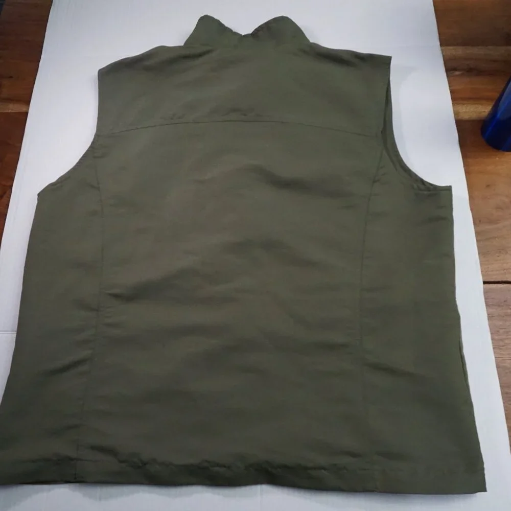 Realtree Fishing Olive Green Utility Vest Size L/G – Multi Pocket Outdoor - Picture 2 of 5